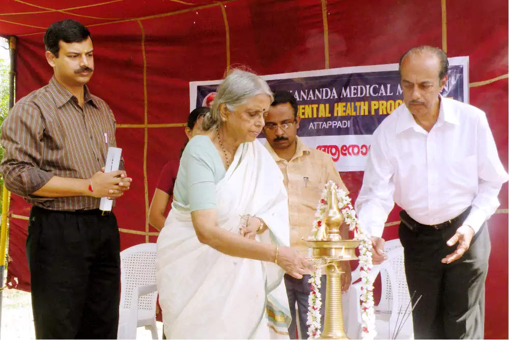 Prof.P.Sugathakumari inaugurating Community Mental Health Programme