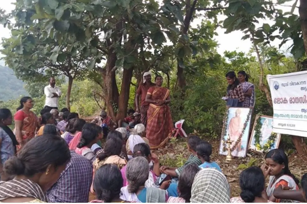 World Mental Health Day programme at Paloor hamlet among tribal women