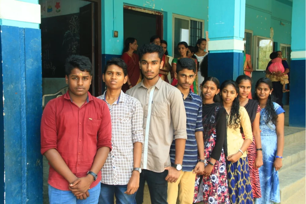 First batch of 10th standard students after passing out in CBSE exams