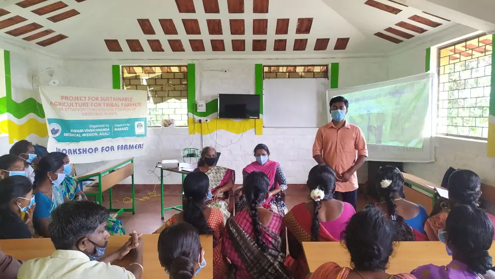 Workshop on Irrigation Methods as part of NABARD Medicinal Plants PRoject